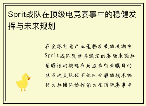 /uploads/images/20250805/sprit-zhan-dui-zai-ding-ji-dian-jing-sai-shi-zhong-de-wen-jian-fa-hui-yu-wei-lai-gui-hua.webp